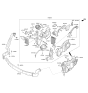 Diagram for Hyundai Santa Fe A/C Expansion Valve - 97916-2W000