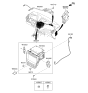 Diagram for 2016 Hyundai Santa Fe Parking Assist Distance Sensor - 95770-B8400