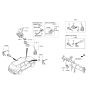 Diagram for Hyundai Santa Fe XL Door Lock Cylinder - 81905-B8000
