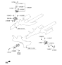 Diagram for Hyundai Santa Fe XL Engine Mount Torque Strut - 21950-2W400