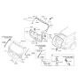 Diagram for 2016 Hyundai Santa Fe Lift Support - 81771-B8101