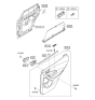 Diagram for 2014 Hyundai Santa Fe Door Handle - 83610-2W000-SDH