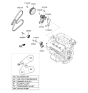 Diagram for 2019 Hyundai Santa Fe XL Drive Belt - 25212-3C312