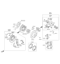 Diagram for 2014 Hyundai Santa Fe Brake Disc - 58411-2W010