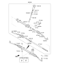 Diagram for Hyundai Santa Fe Tie Rod End - 56820-2W000