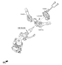 Diagram for Hyundai Santa Fe Turn Signal Switch - 93410-4Z860