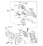 Diagram for Hyundai Elantra Brake Caliper Bolt - 58162-2F300