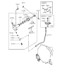 Diagram for 1991 Hyundai Scoupe Hydraulic Hose - 41731-36000