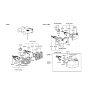 Diagram for 1991 Hyundai Scoupe Light Socket - 92490-23050