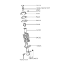 Diagram for 1992 Hyundai Scoupe Coil Spring Insulator - 54623-24000