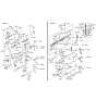 Diagram for 1992 Hyundai Elantra Back Up Light Switch - 93860-36100