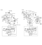 Diagram for Hyundai Scoupe Weather Strip - 82231-23000