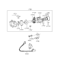 Diagram for 1992 Hyundai Sonata Distributor Cap - 27110-32810