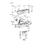 Diagram for 1994 Hyundai Scoupe Light Socket - 87395-23250