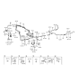 Diagram for Hyundai Excel Brake Line - 58731-24010