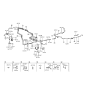 Diagram for 1991 Hyundai Scoupe Hydraulic Hose - 58737-21350