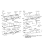 Diagram for Hyundai Scoupe Door Moldings - 87741-23100-CA