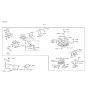 Diagram for 1991 Hyundai Scoupe Valve Body - 46210-22000