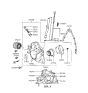 Diagram for Hyundai Scoupe Crankshaft Seal - 21421-21030