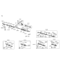 Diagram for Hyundai Scoupe CV Joint - 49508-23A01