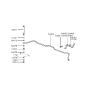 Diagram for 1992 Hyundai Scoupe Sway Bar Bracket - 54818-24000