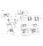 Diagram for 1993 Hyundai Scoupe Cup Holder - 84913-23000