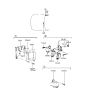 Diagram for Hyundai Scoupe Engine Control Module - 39110-22050