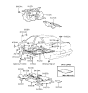 Diagram for Hyundai Scoupe Dash Panels - 84120-24100