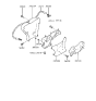 Diagram for Hyundai Scoupe Exhaust Seal Ring - 28540-22040