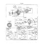 Diagram for 1997 Hyundai Accent Alternator Case Kit - 37360-22020