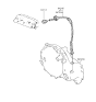 Diagram for 1994 Hyundai Excel Speedometer Cable - 94240-24000