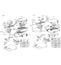 Diagram for 1993 Hyundai Scoupe Fuse Box - 91290-23A00