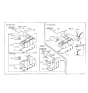 Diagram for 1991 Hyundai Excel Crankcase Breather Hose - 26721-24500
