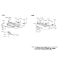 Diagram for 1993 Hyundai Scoupe Bumper - 86501-23050