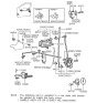 Diagram for 1990 Hyundai Scoupe Door Handle - 82650-23001