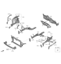 Diagram for Hyundai Radiator Support - 64101-L1000