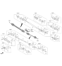 Diagram for Hyundai Sonata Hybrid Axle Shaft - 49500-L5000