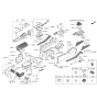 Diagram for 2018 Hyundai Tucson Cigarette Lighter - 95120-C1150