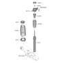 Diagram for 2020 Hyundai Sonata Hybrid Shock Absorber - 55307-L5400