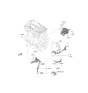 Diagram for 2023 Hyundai Sonata Hybrid Thermostat Housing - 25630-2J600