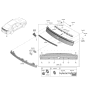 Diagram for 2023 Hyundai Sonata Spoiler - 87211-L5000