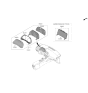 Diagram for 2023 Hyundai Sonata Hybrid Speedometer - 94011-L5050