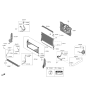 Diagram for 2020 Hyundai Sonata Hybrid Cooling Fan Assembly - 25380-L5000