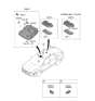 Diagram for 2023 Hyundai Sonata Hybrid Dome Light - 92800-L5180-MMH