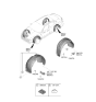 Diagram for 2023 Hyundai Sonata Hybrid Wheelhouse - 86811-L1100