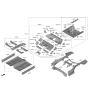 Diagram for 2022 Hyundai Sonata Hybrid Floor Pan - 65100-L5000