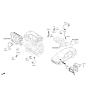 Diagram for Hyundai Sonata Hybrid Knock Sensor - 39250-2J602