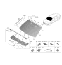 Diagram for 2020 Hyundai Sonata Hybrid Windshield - 86111-L5040