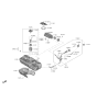 Diagram for 2021 Hyundai Sonata Hybrid Air Filter - 31454-L1300