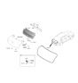 Diagram for 2021 Hyundai Sonata Hybrid Weather Strip - 81061-L1000